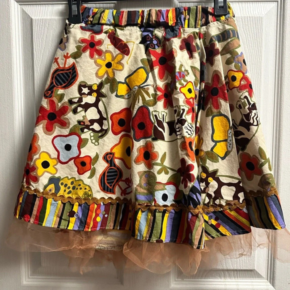 Floral Skirt For Girls Size 10 - Picture 1 of 7